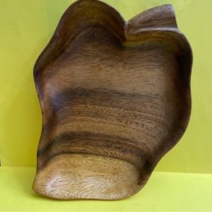 Hand Carved Hawaiian Plate